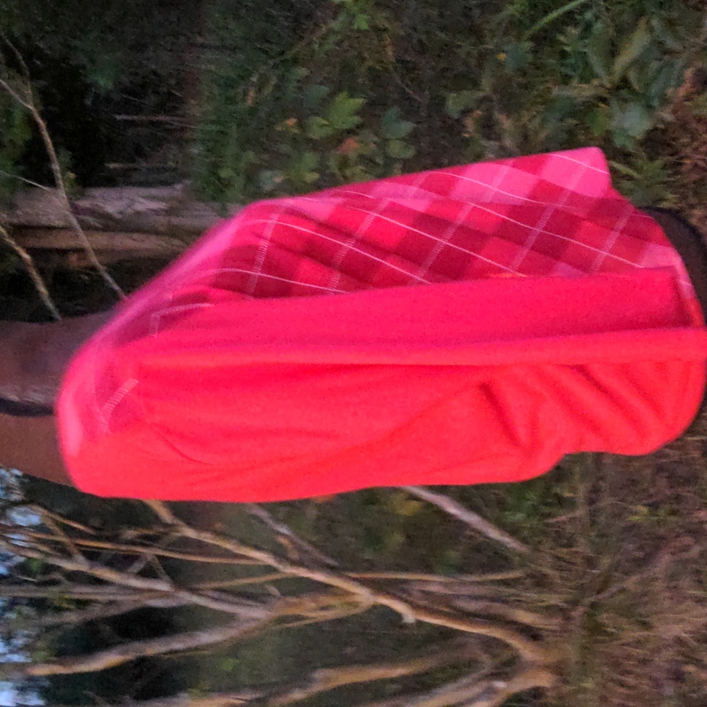 Talbots Petite Raspberry Argyle Round Neckline ¾-… - image 6